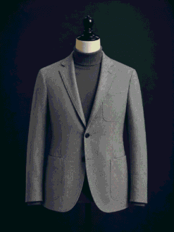 Kenton Autumn Leaves Jacke in Grau – Fischgrät