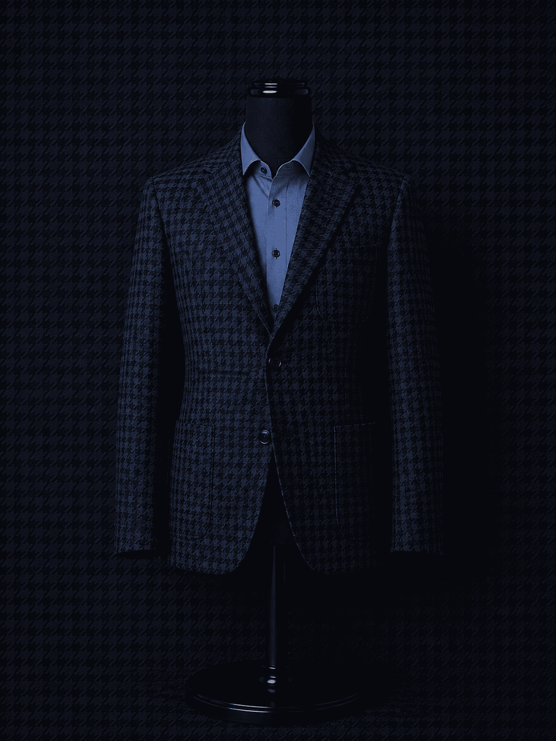 Kenton Trend Wollmantel in Blau
