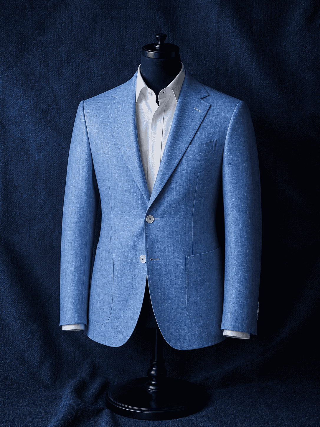 Soho Amalfi Trend Jacke in Hellblau