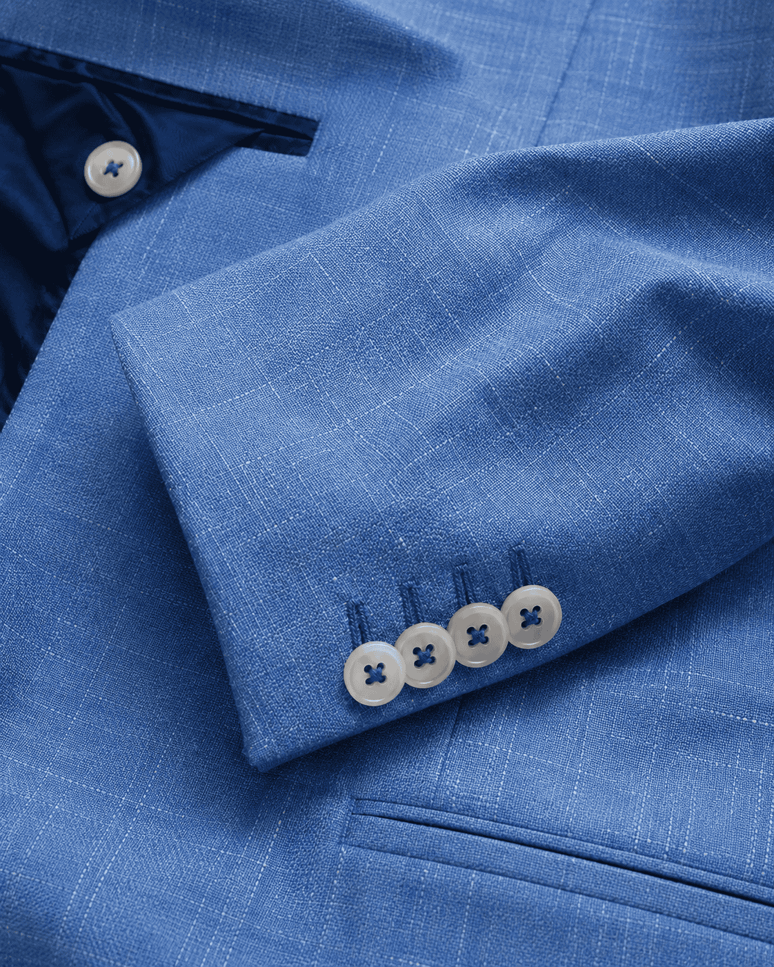 Soho Amalfi Trend Jacke in Hellblau – Bild 2