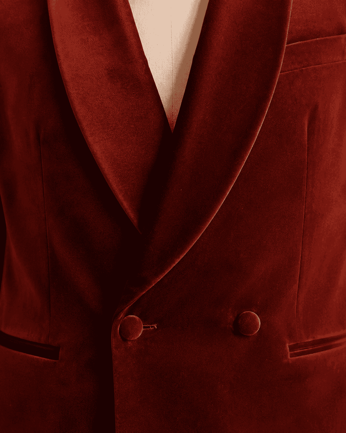 Soho Fine Velvet Baumwolljacke in Mittelbraun – Bild 2