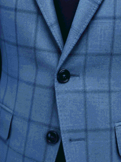Alternative view of Soho Taormina Karierte Jacke in Hellblau