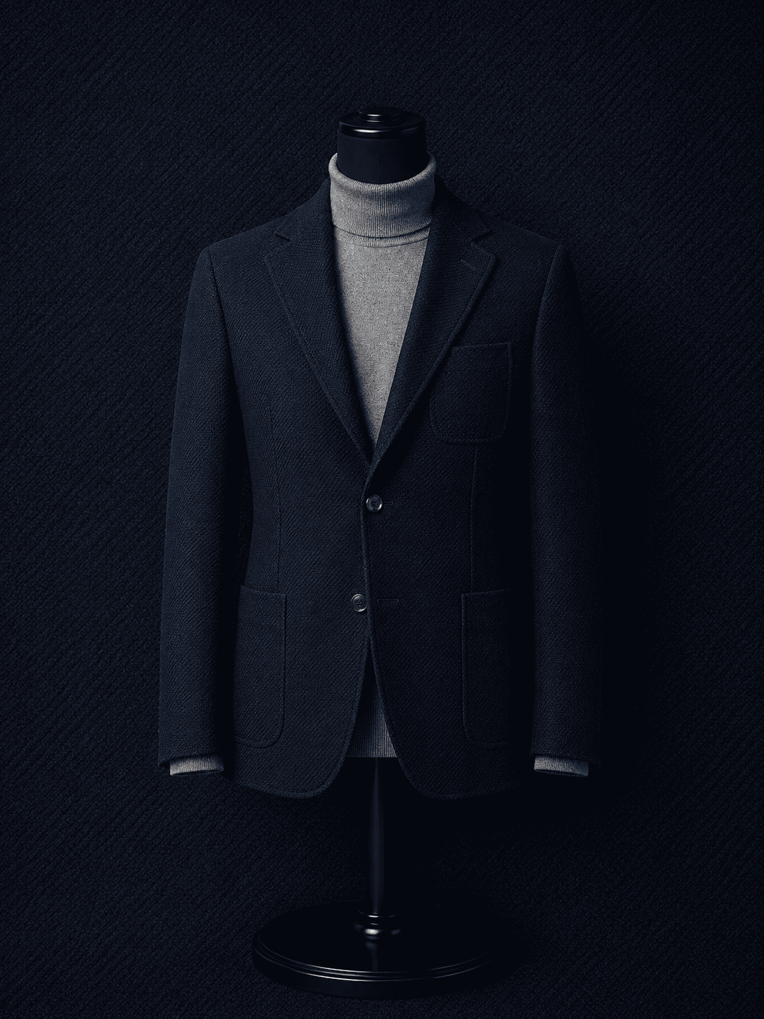 Soho Trend Wolljacke in Blau